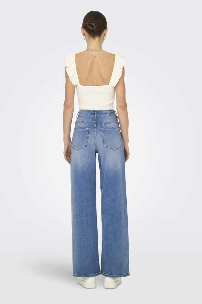 JDYFELINA-FINA HW WIDE MED BLUE DNM 15342089 Medium Blue Denim